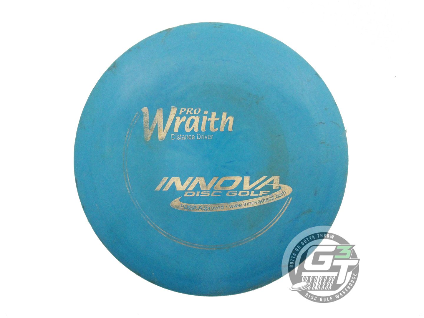 USED Innova Pro Wraith 170g Blue Gold Foil PFN Distance Driver Golf Disc