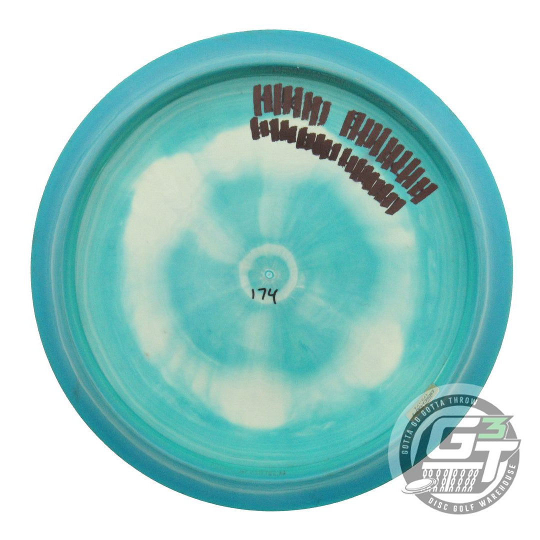 USED Discraft ESP FLX Undertaker 173g Teal-Green Pink Heart Foil Driver Disc