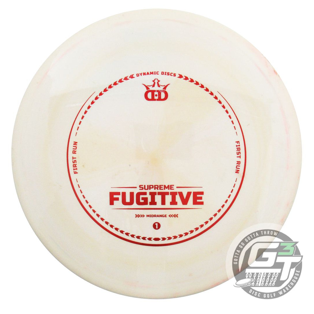USED Dynamic Discs Supreme Fugitive 174g Peach Red Foil Midrange Golf Disc