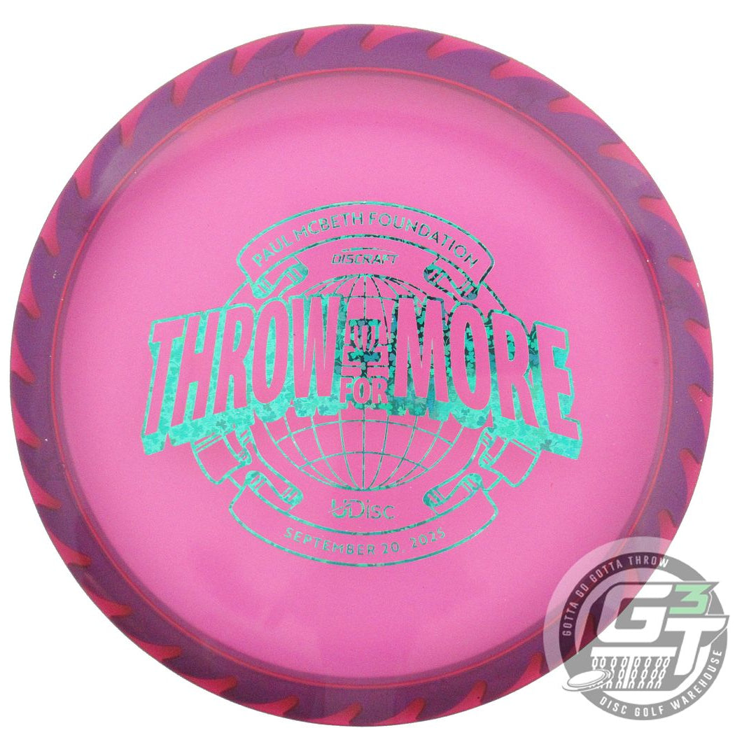 USED Discraft FuZed BuzzzSaw Buzzz 179g Pink PUDDLE TOP Midrange Golf Disc