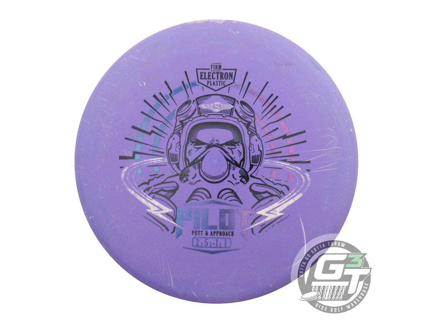 USED Streamline Discs Electron Firm Pilot 169g Purple Putter Golf Disc