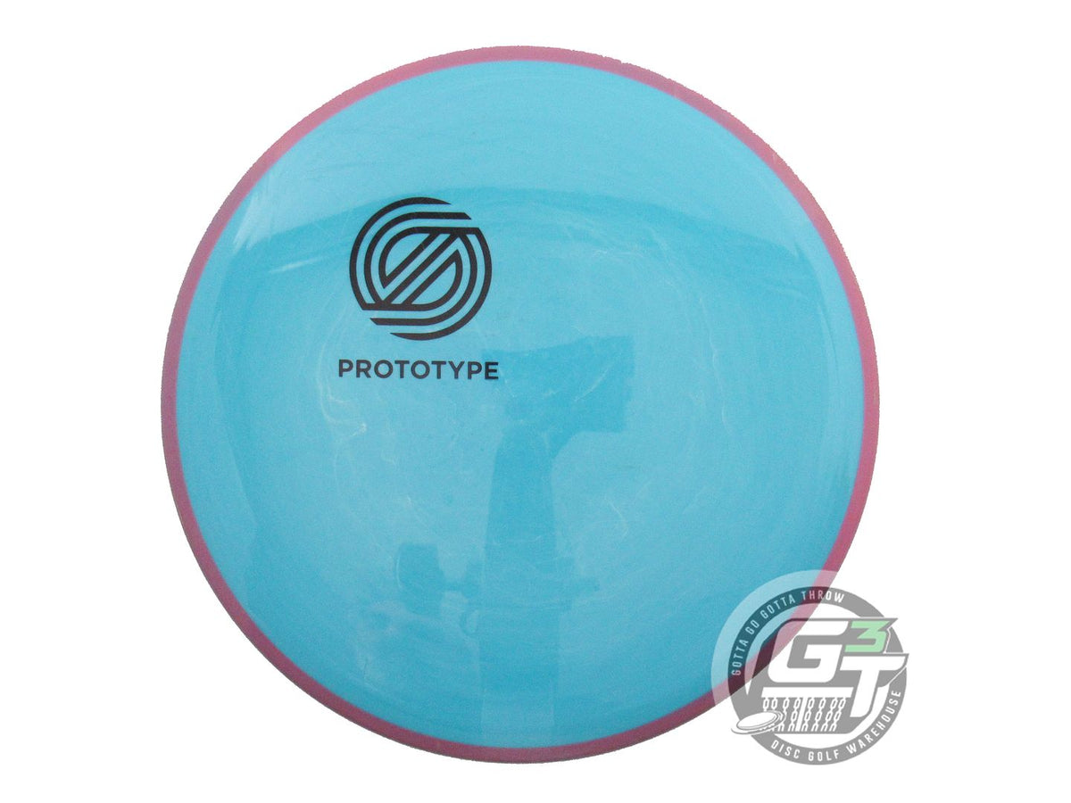 USED Axiom Discs PROTOTYPE V3 Neutron Balance 178g Teal Lilac Rim Midrange Disc