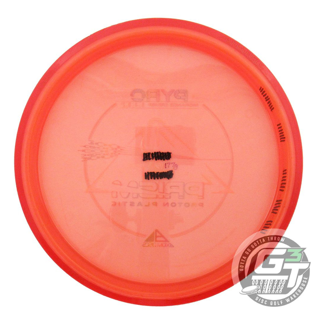 USED Axiom Discs Prism Proton Pyro 177g Orange Red Rim Midrange Golf Disc