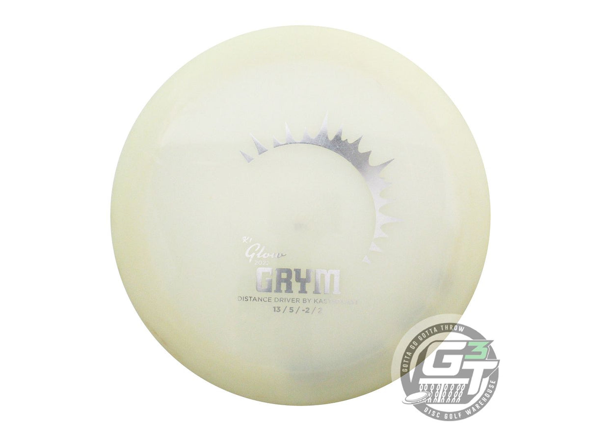 USED Kastaplast K1 Glow Grym 172g Silver Foil Distance Driver Golf Disc