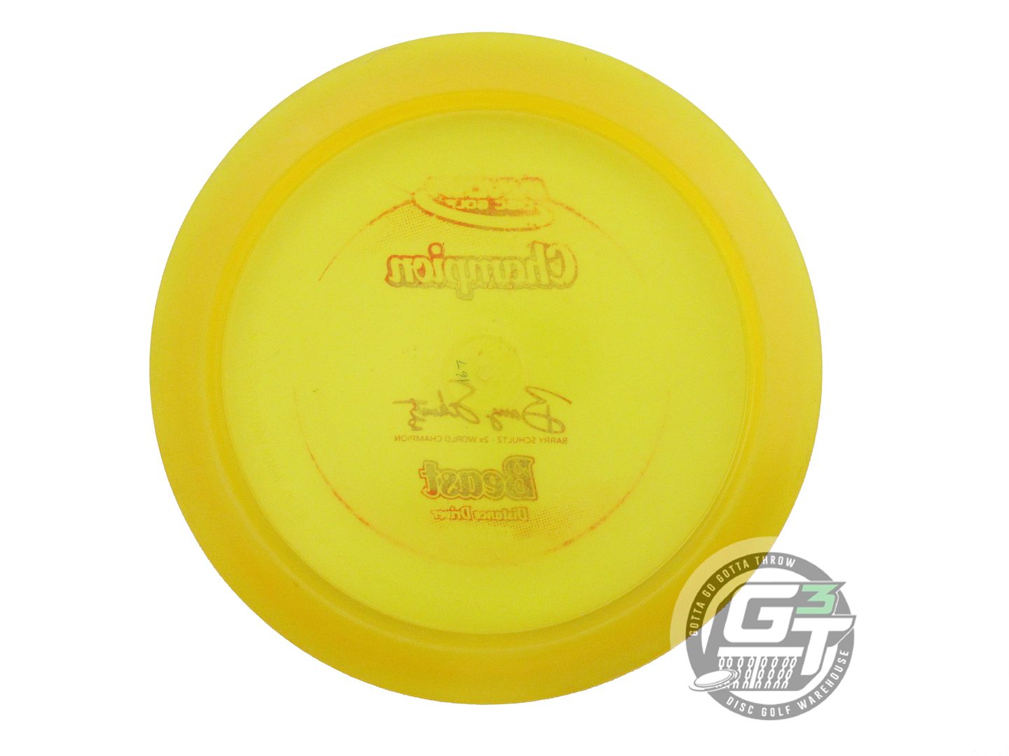 USED Innova Champion Beast 167g Yellow Red Foil Distance Driver Golf Disc