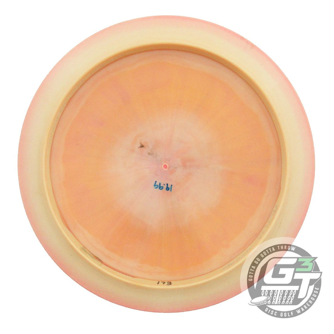 USED Discraft ESP Venom 173g Peach-Yellow Tron Foil Distance Driver Golf Disc