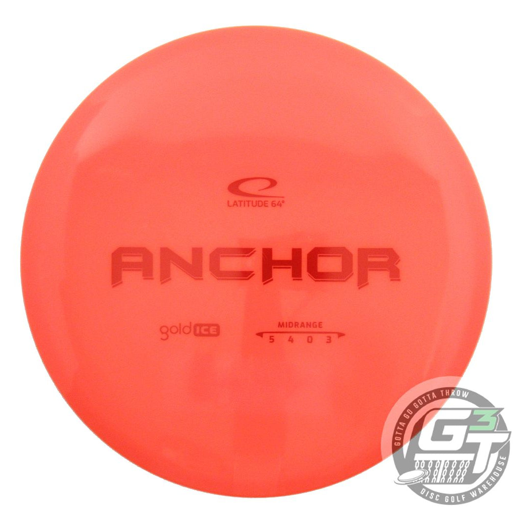 Latitude 64 Gold Ice Anchor Midrange Golf Disc (Individually Listed)