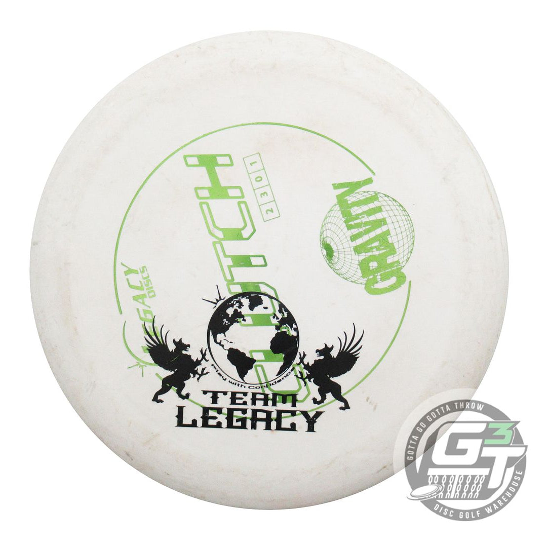USED Legacy Discs Gravity Clutch 173g White TEAM STAMP Putter Golf Disc