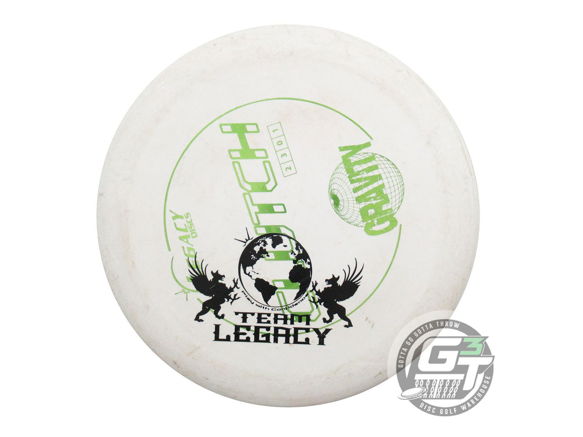 USED Legacy Discs Gravity Clutch 173g White TEAM STAMP Putter Golf Disc