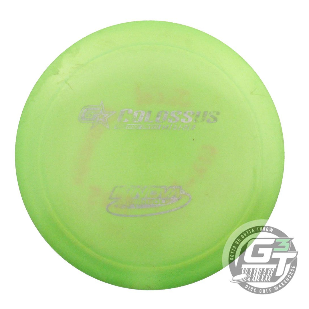 USED Innova GStar Colossus 175g Lime Silver Stamp Distance Driver Golf Disc