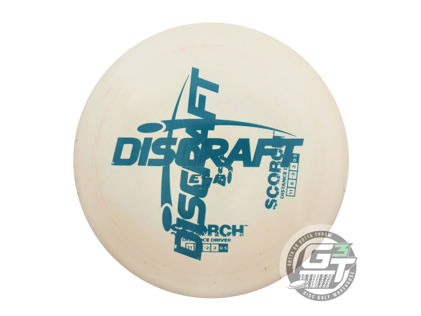 USED Discraft X-OUT ESP Scorch 175g Peach Distance Driver Golf Disc