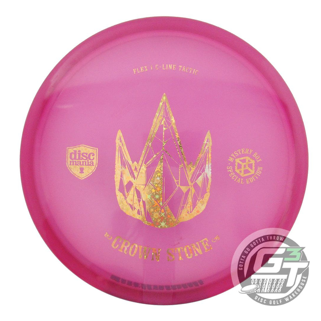 USED DiscMania CROWN STONE C-Line Flex 1 Tactic 174g Magenta Putter Golf Disc