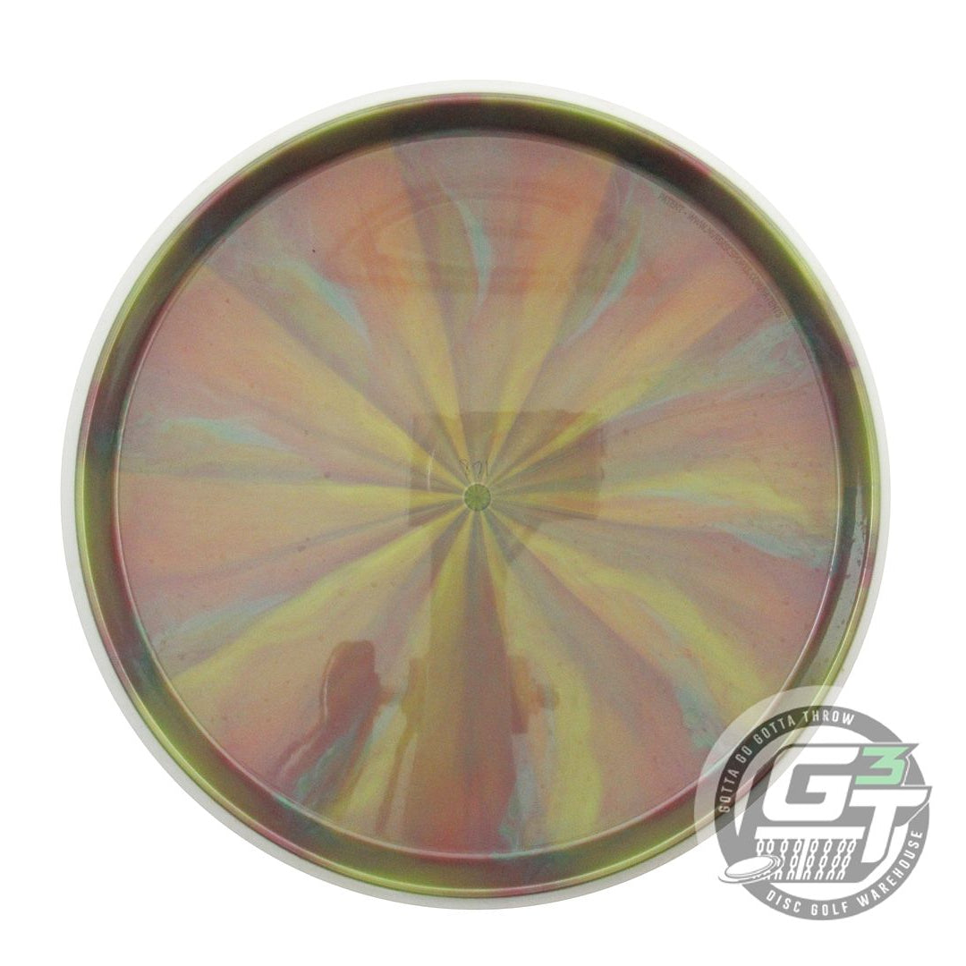 NOS Axiom Discs Plasma Envy 168g Gold-Purple White Rim Putter Golf Disc