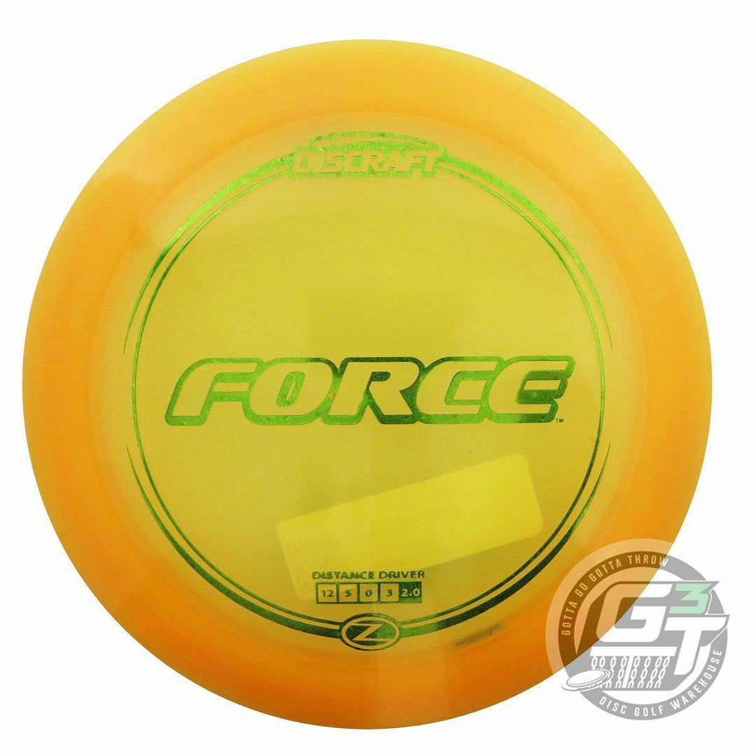 Discraft Elite Z Force Distance Driver Golf Disc (Individually Listed)