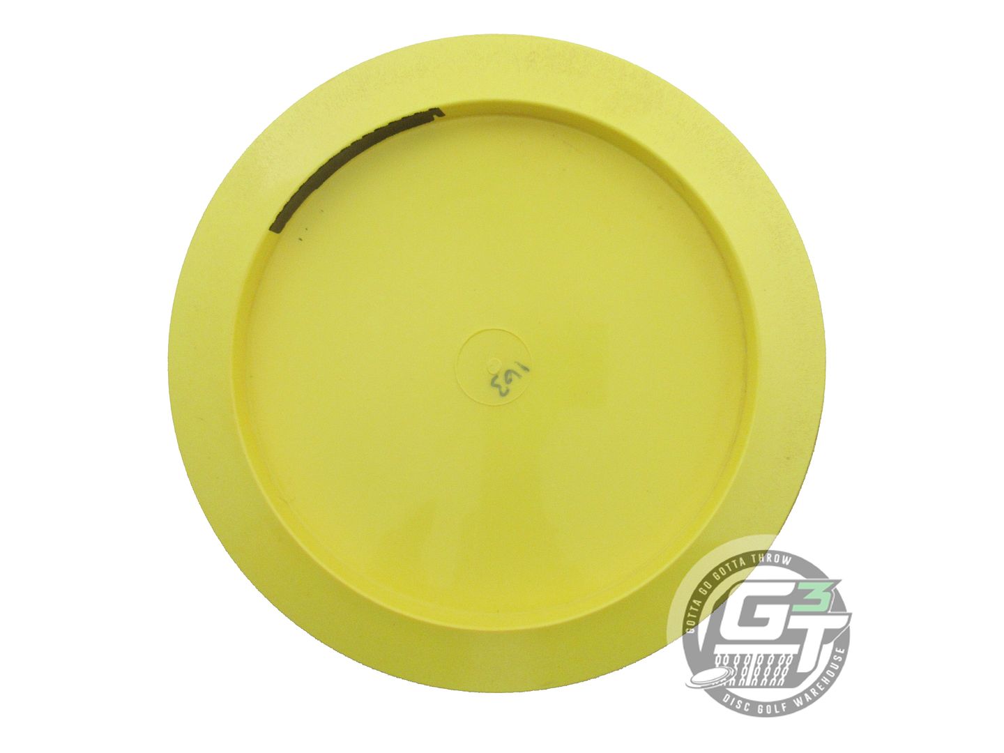 USED Infinite I-Blend Emperor 163g Yellow Wiped Stamp Distance Driver Golf Disc