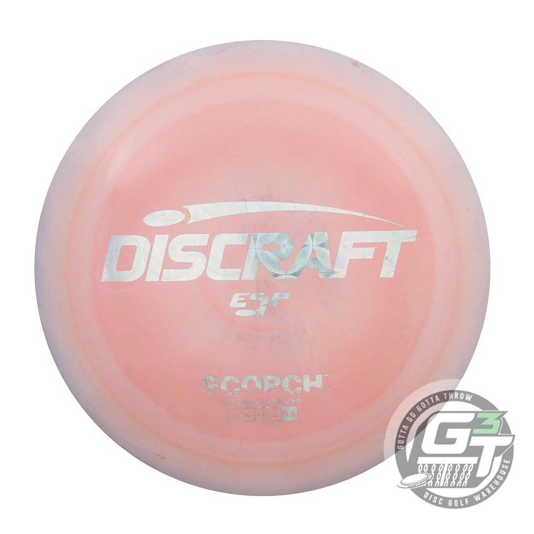 USED Discraft ESP Scorch 175g Lilac-Pink Hypnotic Foil Distance Driver Golf Disc