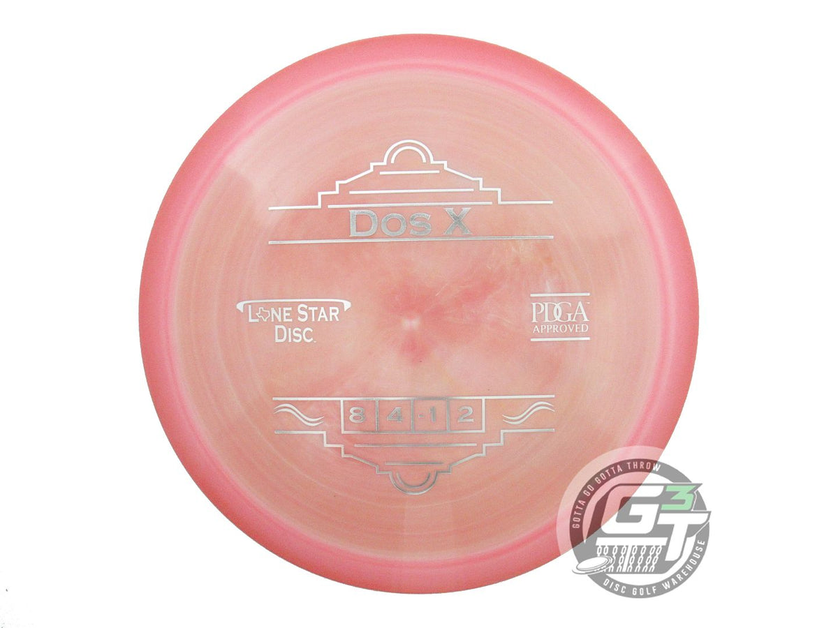 USED Lone Star Bravo Dos X 173g Pink Silver Foil Fairway Driver Golf Disc