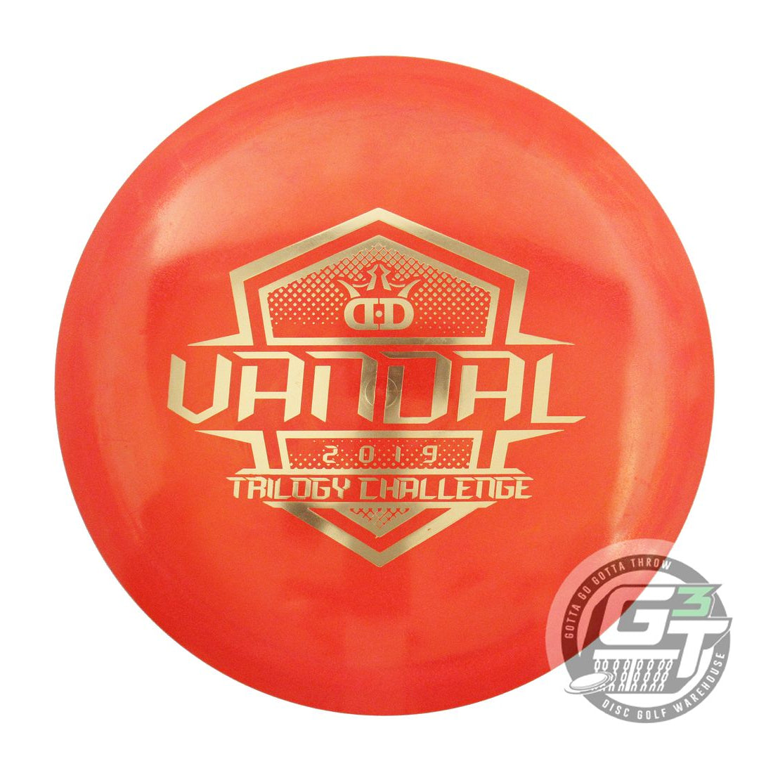 USED Dynamic Discs Lucid AIR Vandal 163g Red Gold Foil Distance Driver Golf Disc