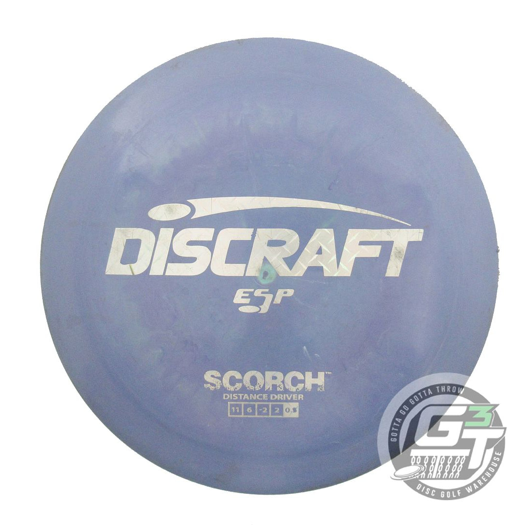USED Discraft ESP Scorch 172g Purple Diamond Plate Foil Distance Driver Disc
