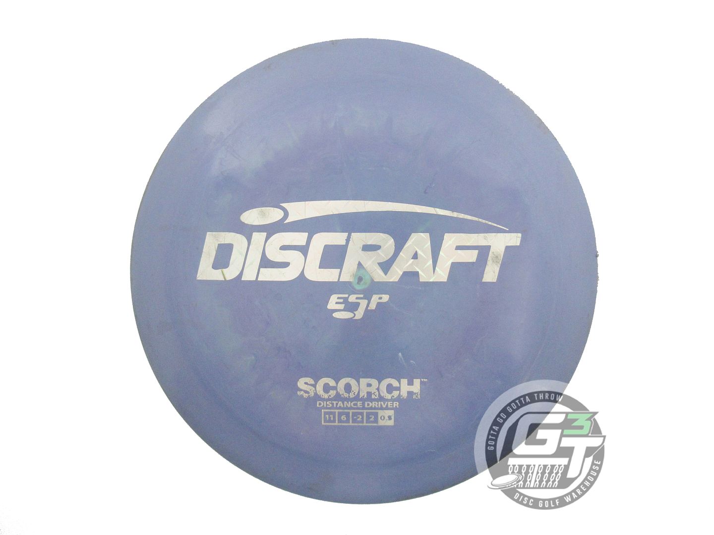 USED Discraft ESP Scorch 172g Purple Diamond Plate Foil Distance Driver Disc