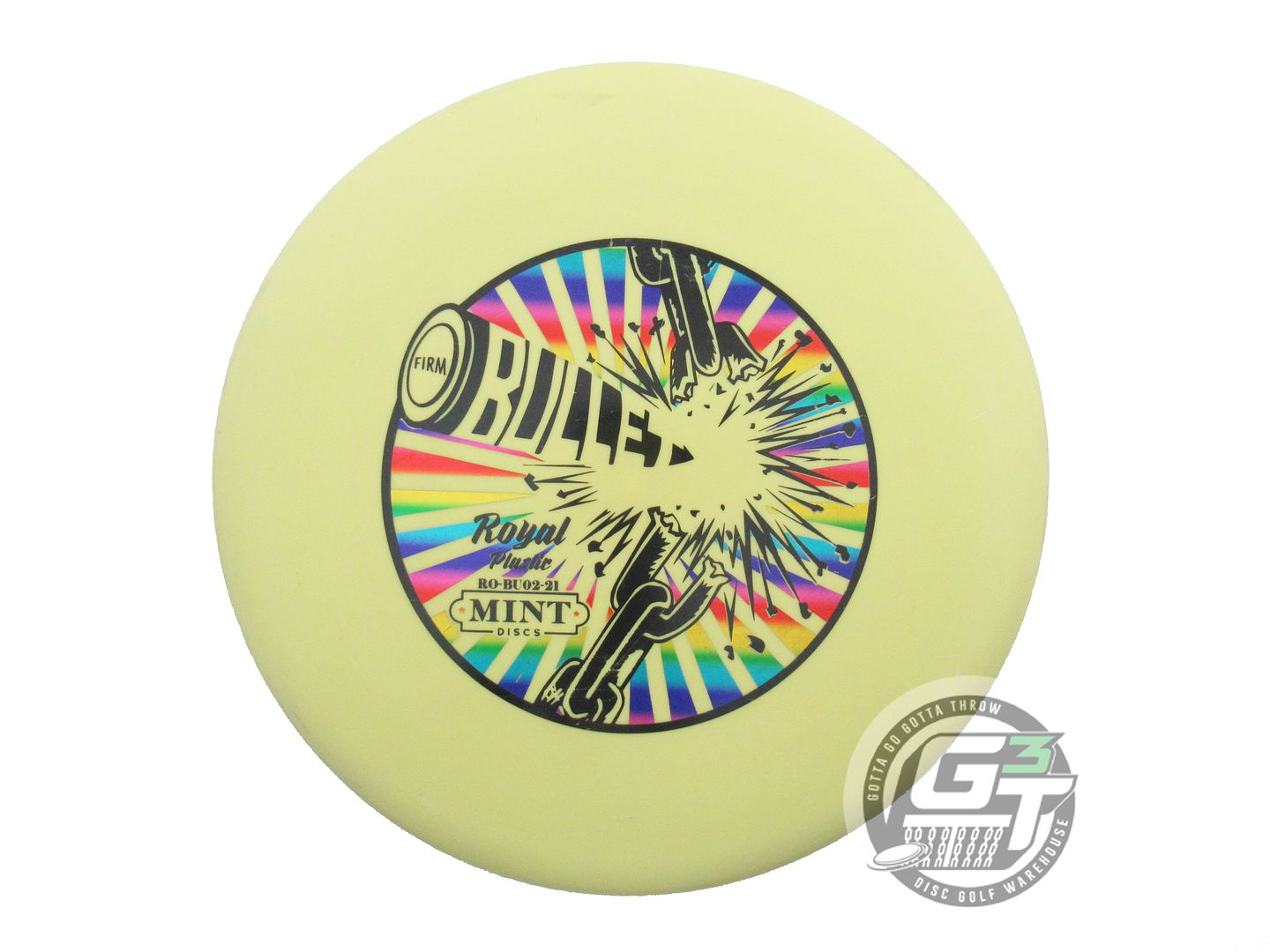 USED Mint Discs Royal Firm Bullet 167g Yellow Putter Golf Disc