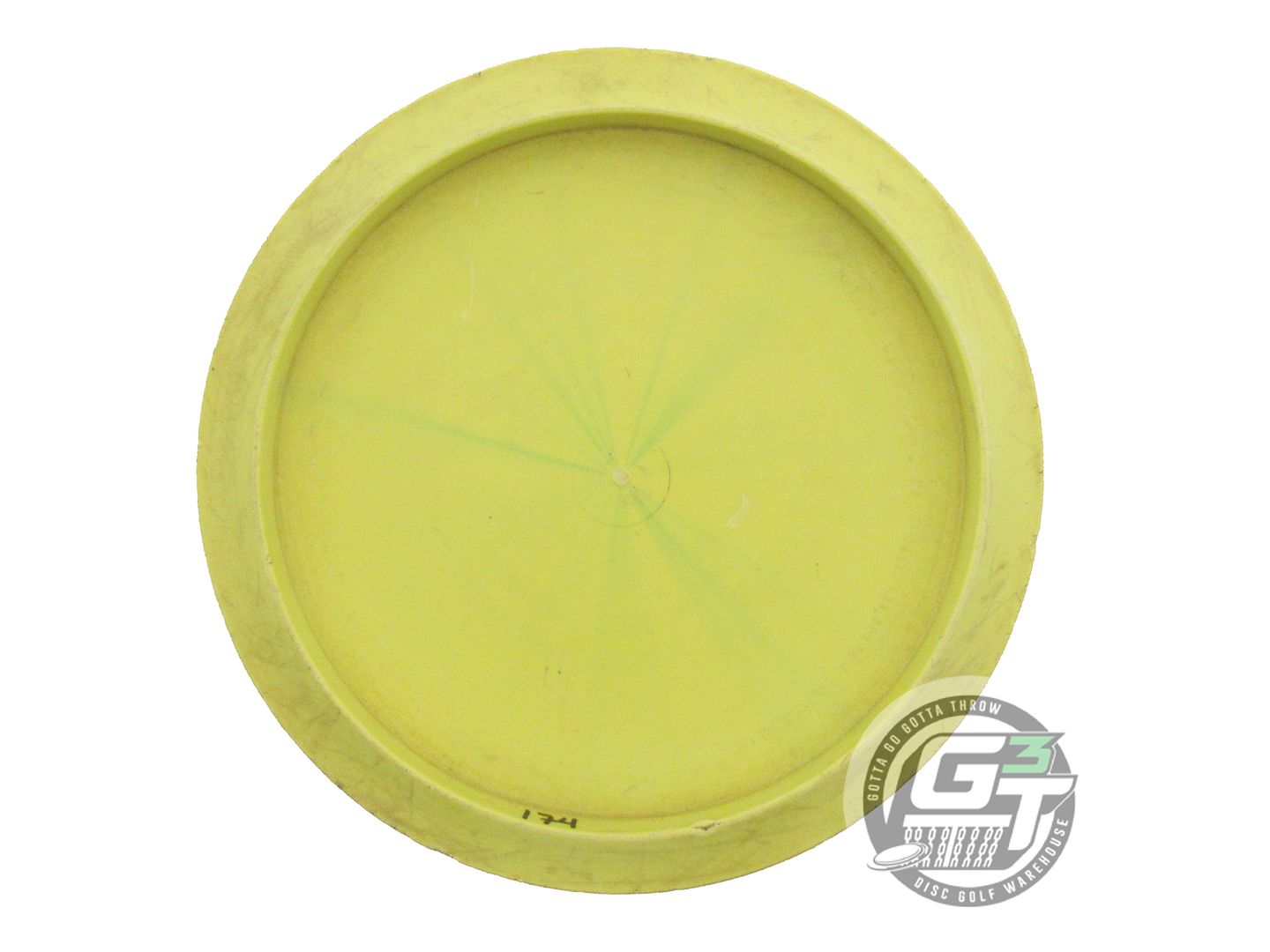 USED Innova DX Teebird 174g Yellow Silver Foil Fairway Driver Golf Disc