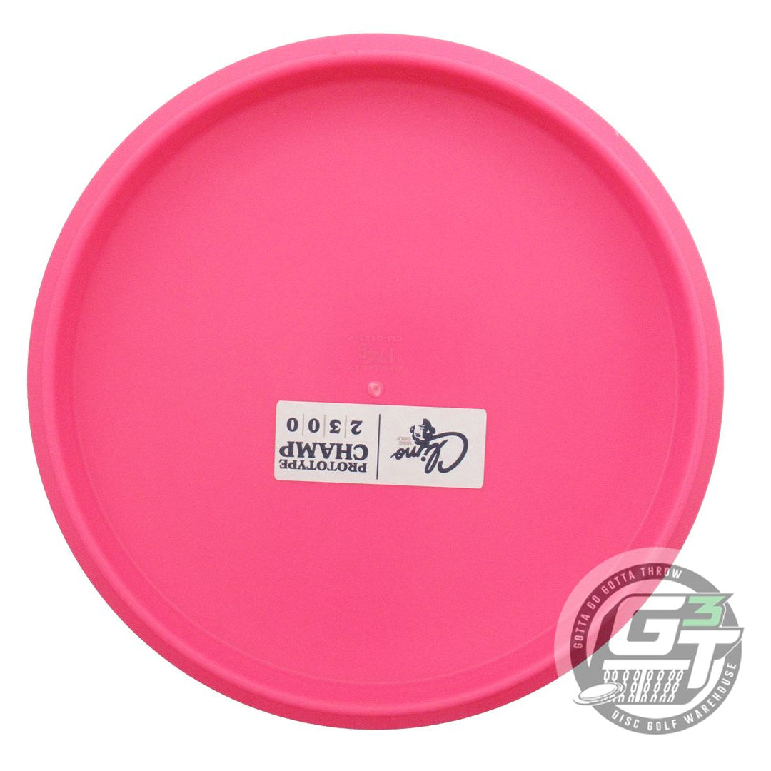 NOS Climo PROTO Trophy Line Champ 174g Pink Blue & Silver Foil Putter Golf Disc