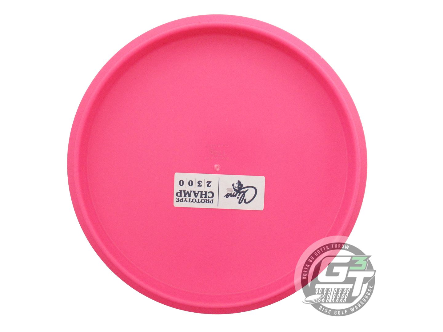 NOS Climo PROTO Trophy Line Champ 174g Pink Blue & Silver Foil Putter Golf Disc