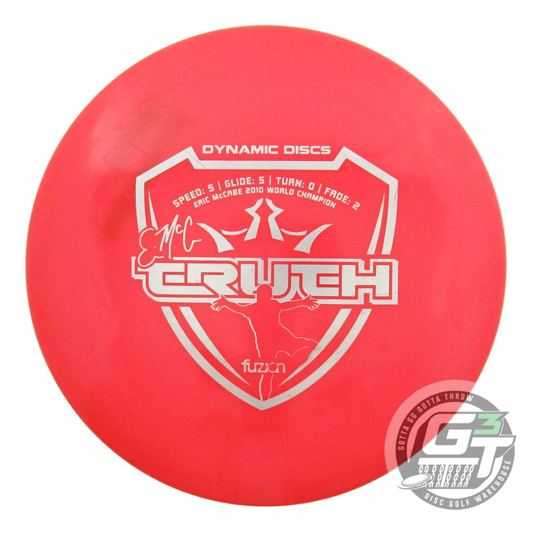 USED Dynamic Discs Fuzion EMAC Truth 174g Red Silver Stamp Midrange Golf Disc
