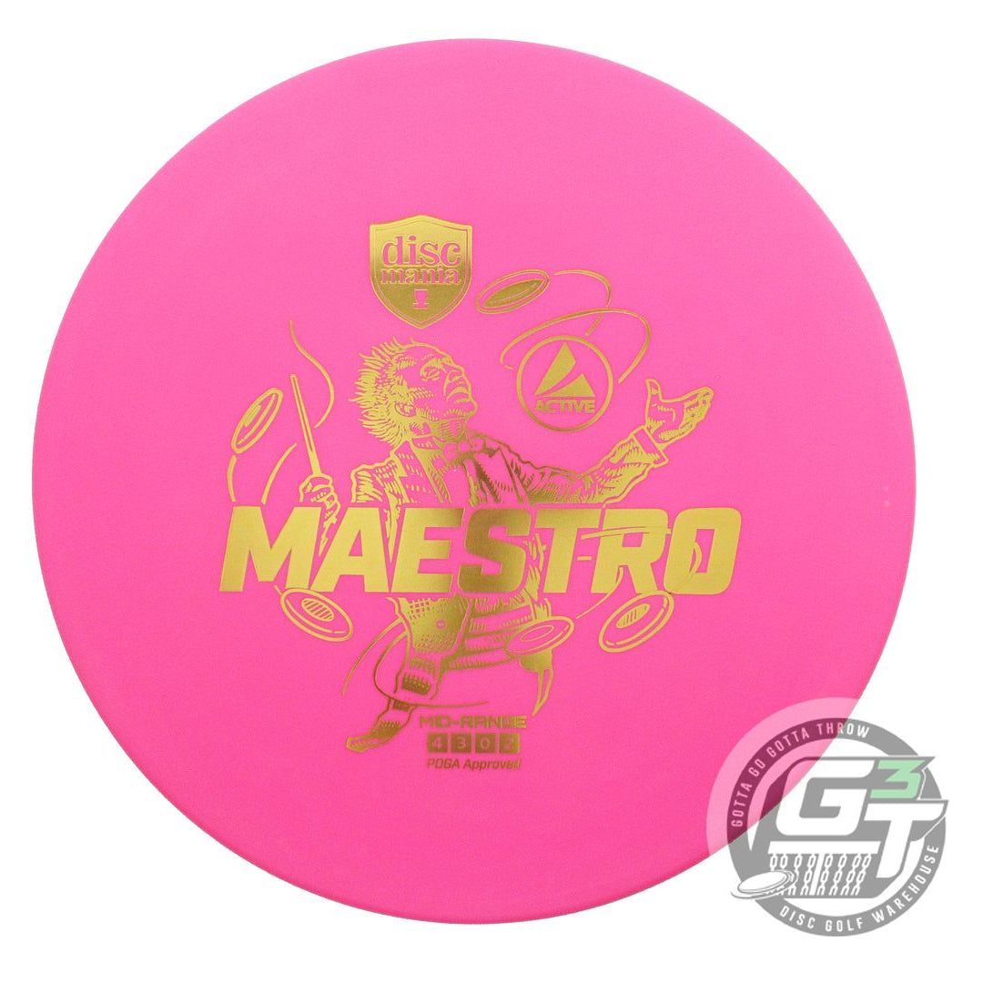 Discmania Active Base Maestro Midrange Golf Disc (Individually Listed)
