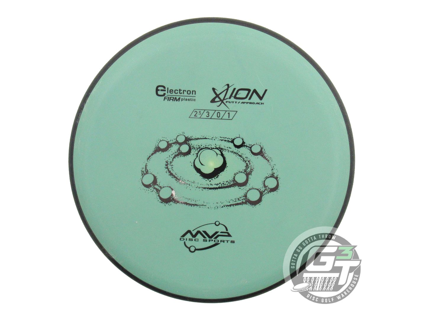 USED MVP Disc Sports Classic Electron Firm Ion 168g Green Putter Golf Disc
