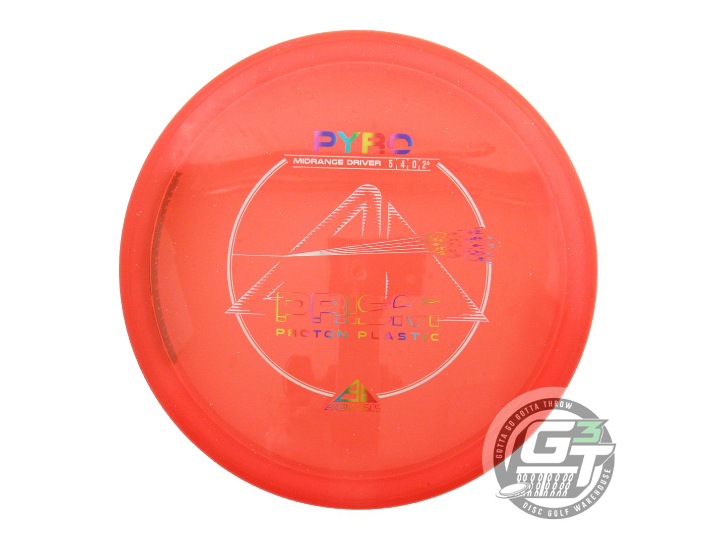 USED Axiom Discs Prism Proton Pyro 178g Orange Orange Rim Midrange Golf Disc