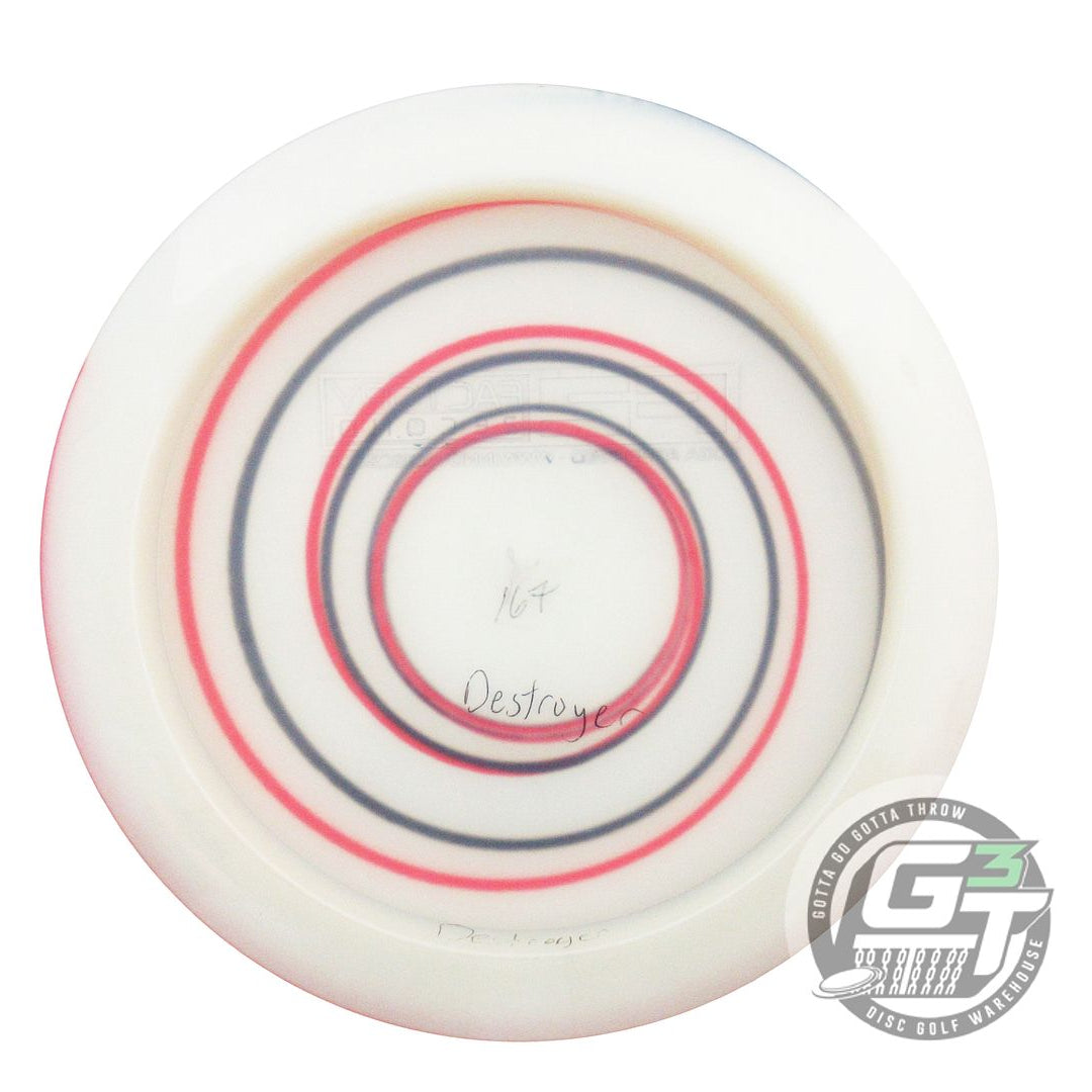 USED Innova X-OUT Champion Destroyer 167g White HOME DYED Distance Driver Disc