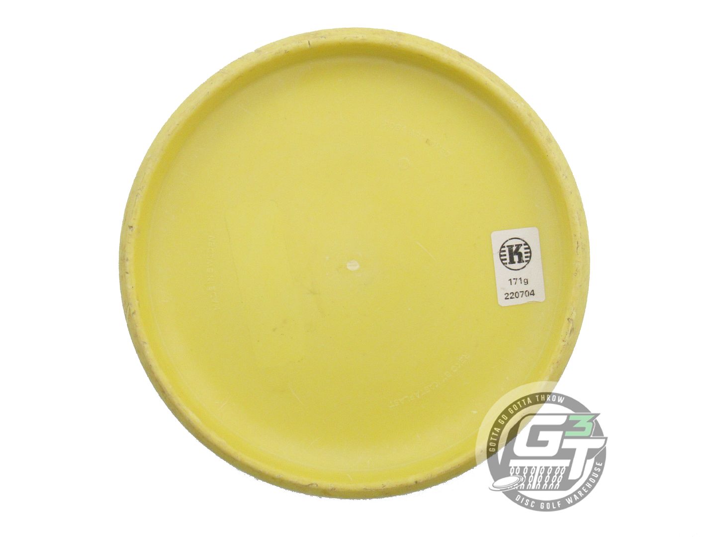 USED Kastaplast K3 Hard Reko 171g Yellow Gold Foil Putter Golf Disc