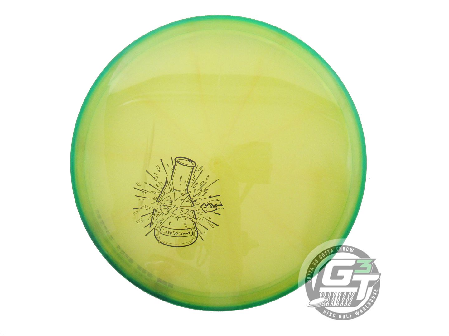 USED Axiom Discs X-OUT Prism Proton Envy 174g Yellow Green Rim Putter Disc