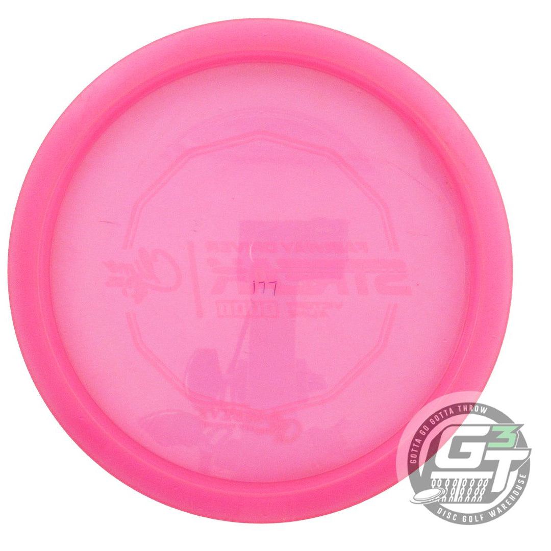 USED Climo Victory Line Streak 177g Pink White Stamp Fairway Driver Golf Disc