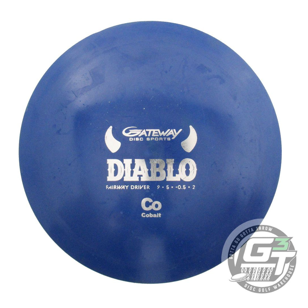 USED Gateway Cobalt Diablo 168g Blue Silver Foil Distance Driver Golf Disc