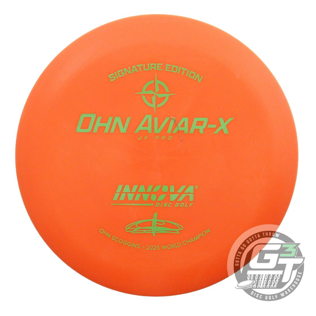 Innova Signature Edition Ohn Scoggins 2025 World Champion Pro JK Aviar-X Putter Golf Disc (Individually Listed)
