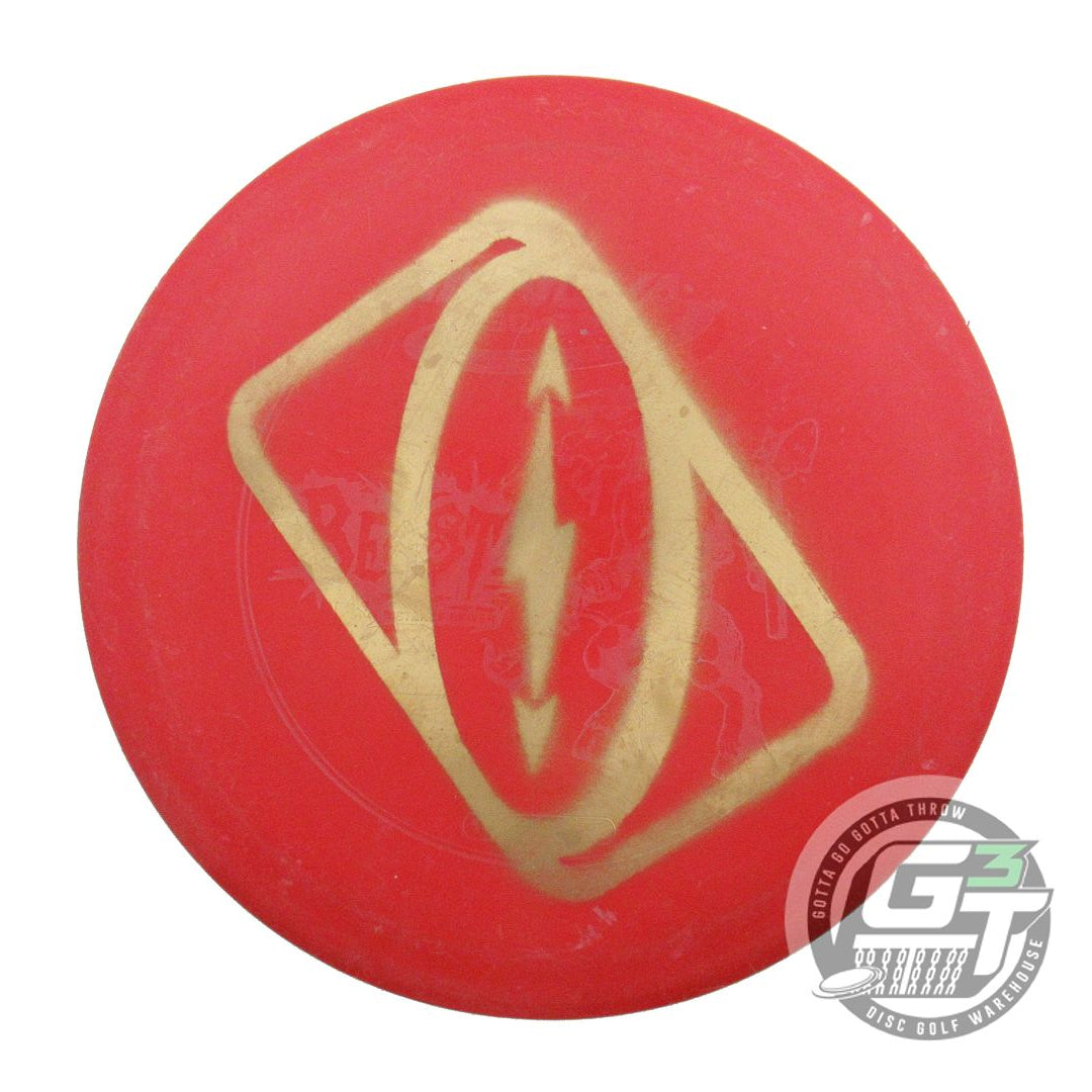 USED Innova DX Beast 167g Red SPRAY PAINT Distance Driver Golf Disc