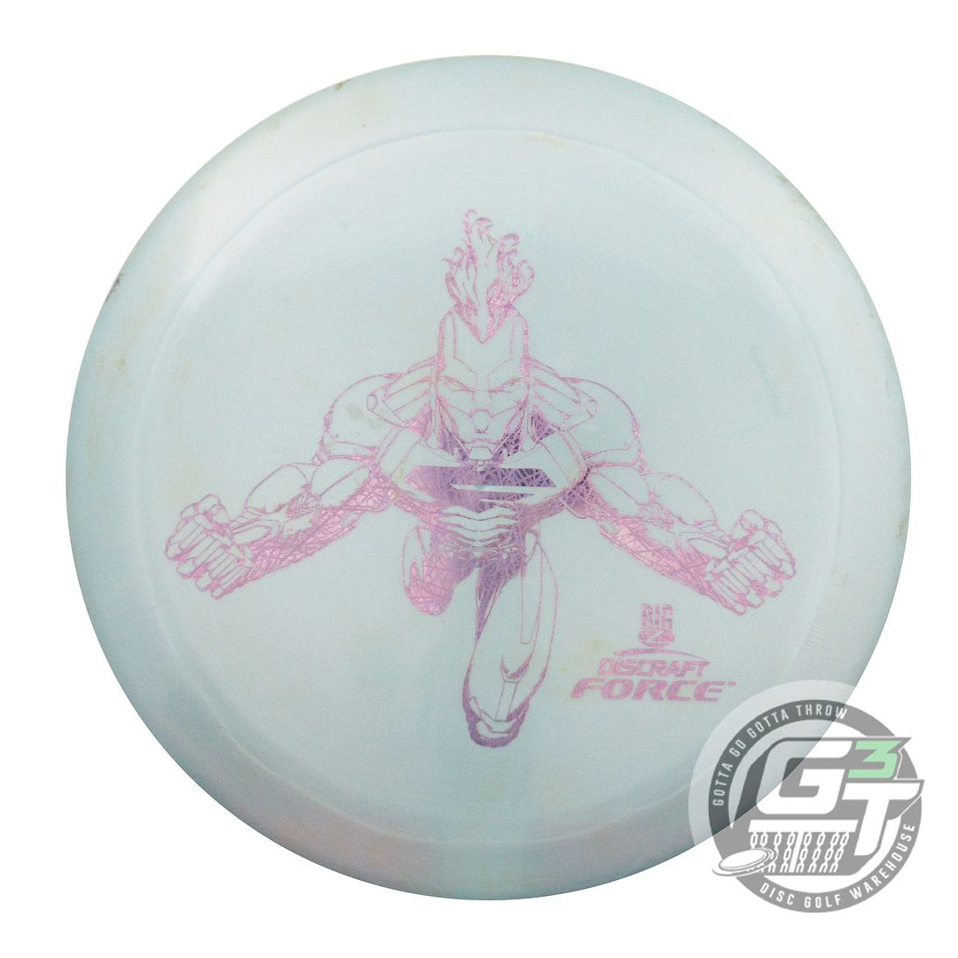 USED Discraft Big Z Force 173g Aqua Lilac Foil Distance Driver Golf Disc