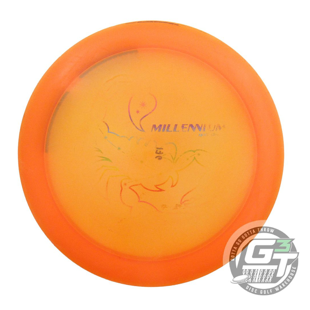 USED Millennium Quantum Scorpius 176g Orange Rainbow Foil Distance Driver Disc