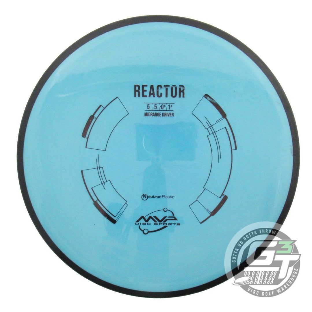 USED MVP Disc Sports Classic Neutron Reactor 177g Teal Midrange Golf Disc