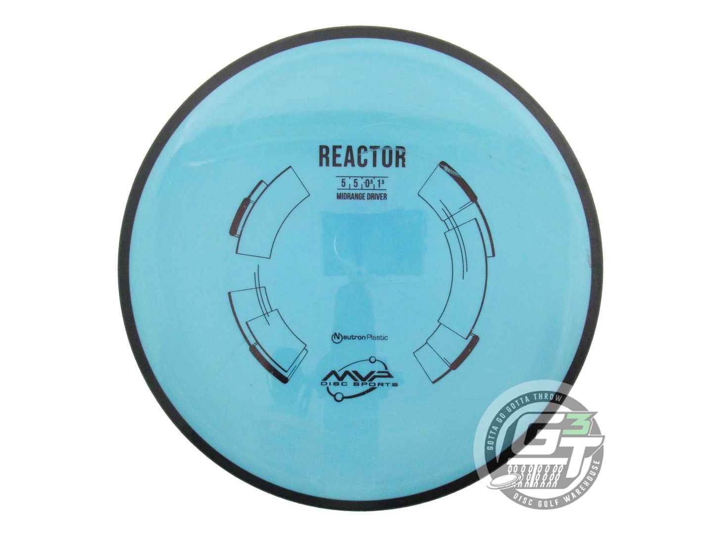 USED MVP Disc Sports Classic Neutron Reactor 177g Teal Midrange Golf Disc