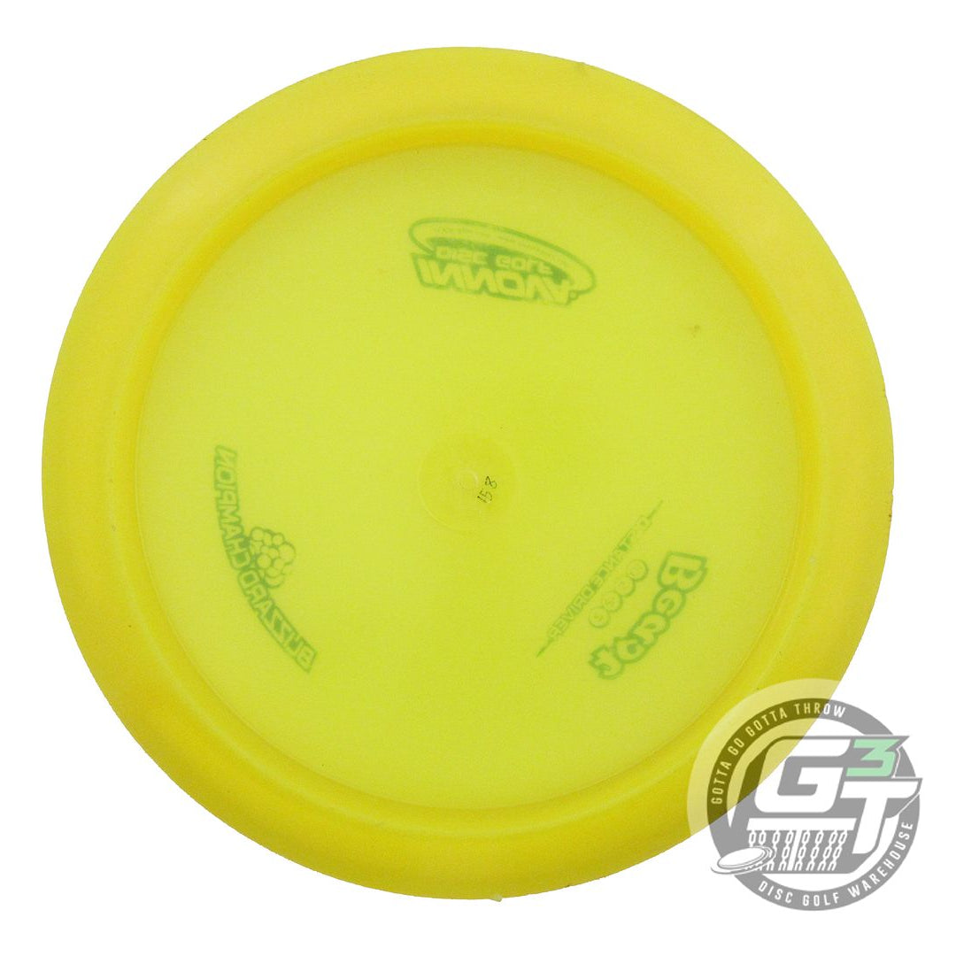 USED Innova Blizzard Beast 158g Yellow Green Stamp Distance Driver Golf Disc