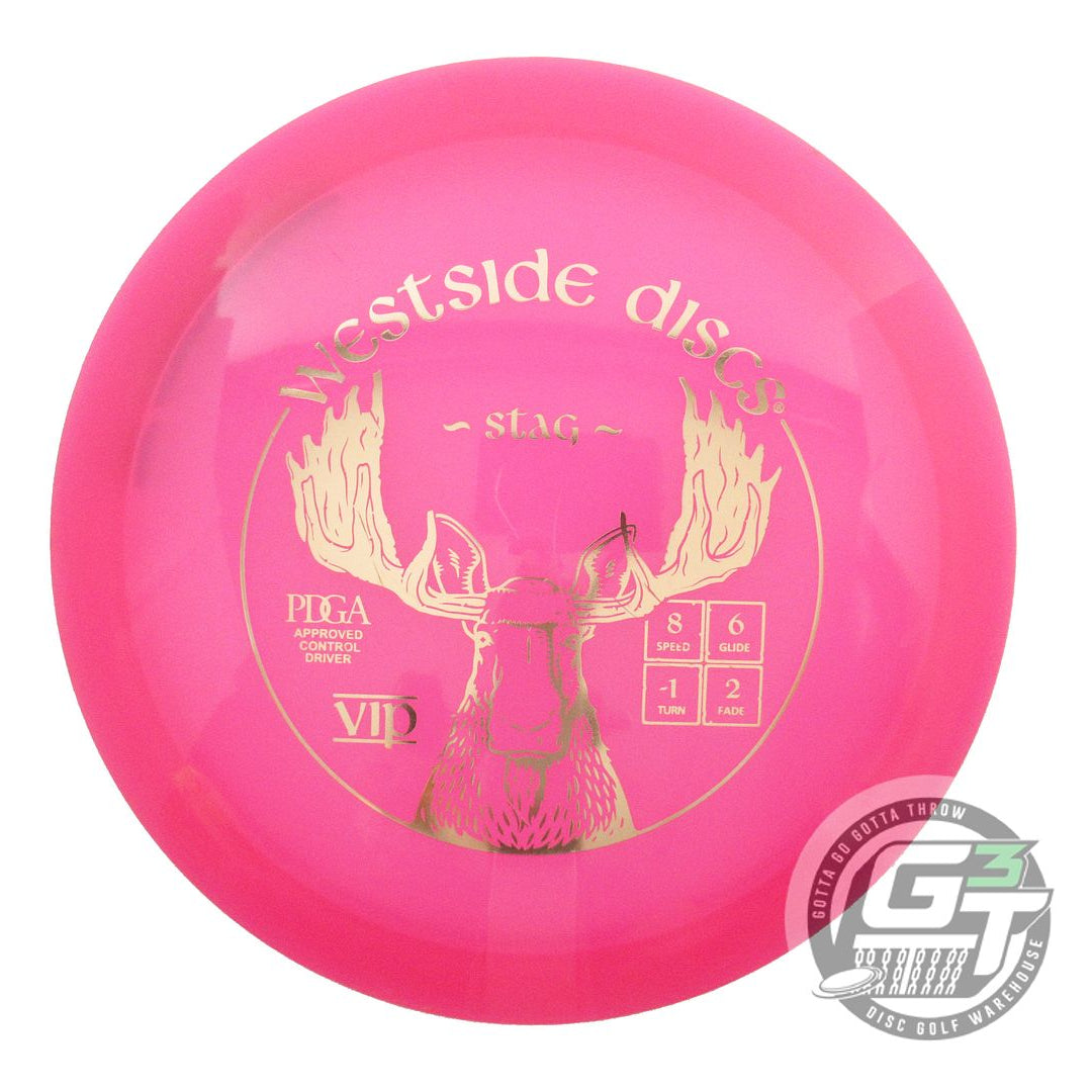 USED Westside Discs VIP Stag 173g Pink Gold Foil Fairway Driver Golf Disc