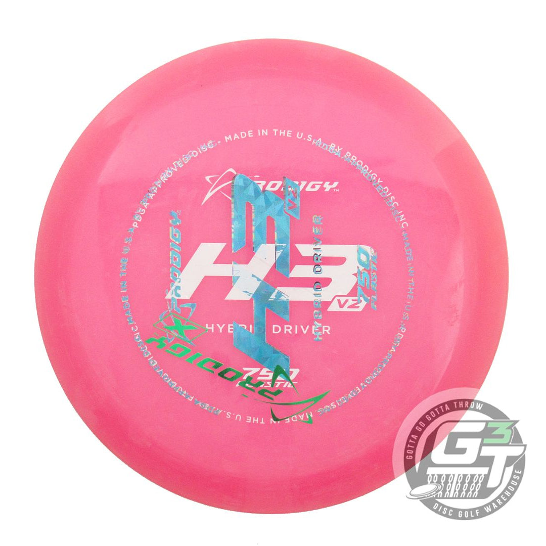 USED Prodigy Discs X-OUT 750 H3 V2 172g Pink CHALKY Hybrid Driver Golf Disc
