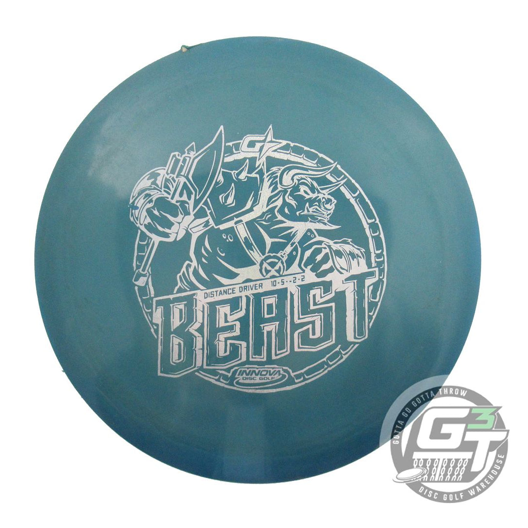 USED Innova GStar Beast 170g Blue Glitter Foil Distance Driver Golf Disc