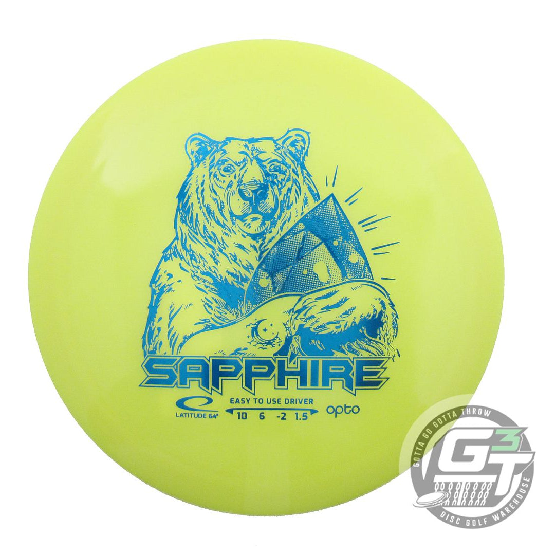 Latitude 64 Moonshine Glow Opto Sapphire Distance Driver Golf Disc (Individually Listed)