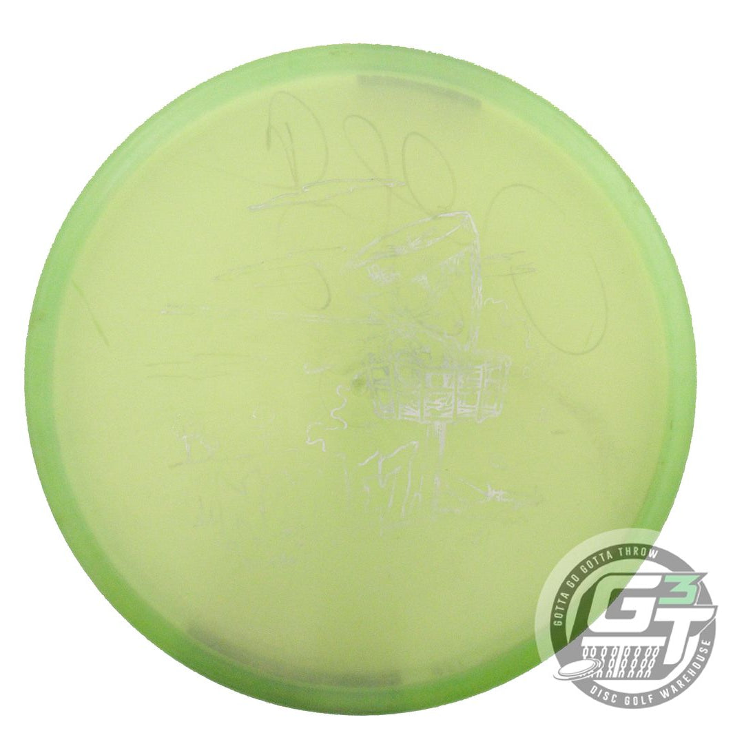 USED Innova Champion AviarX3 176g Lime Silver Shatter Foil Putter Golf Disc