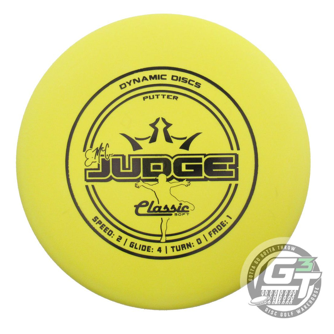 Dynamic Discs Classic Soft EMAC Judge Putter Golf Disc (Individually Listed)